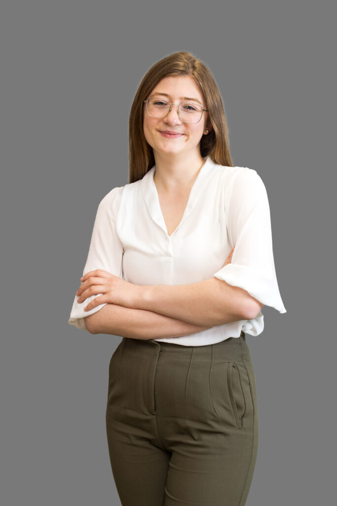 Predsednica MeKoS in MSS, Eva Kotnik. Fotografijo je posnel Matej Pušnik.